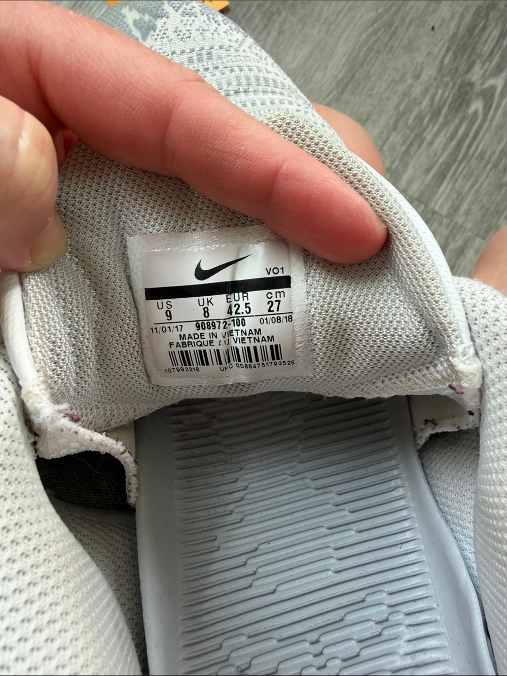 Nike Kobe Mamba Rage Pure Platinum Men Sneakers 908972-100